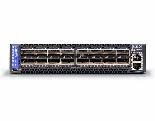 SN2100 Commutateur de 100 GbE 16x 100 GbE QSFP28 réseau à grande vitesse pour les grandes entreprises