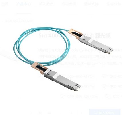 Cable optique actif QDD-400G-A10 compatible Mellanox pour la transmission rapide de données