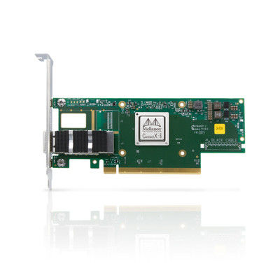La carte d'adaptateur réseau connectX-6 VPI HDR 200 Gb/S MCX653105A-HDAT