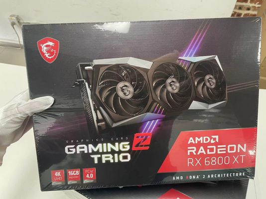 Carte graphique de 256 bits GDDR6 RX 6800 XT 2NS pour les jeux vidéo