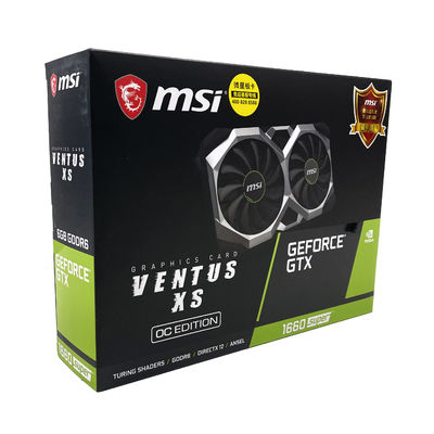 AMD Chipset MSI 1660 Super GPU Carte graphique 6 Go Carte vidéo 192 bits