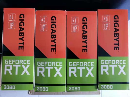 Carte graphique à horloge de base de 1710 MHz Carte graphique de jeu Gigabyte GeForce RTX 3080